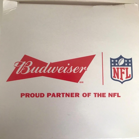 Budweiser 56th Los Angeles NFL Super Bowl Collector Pint Glass In Original Box - Picture 8 of 8